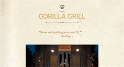 Desktop Screenshot of gorilla-grill.de